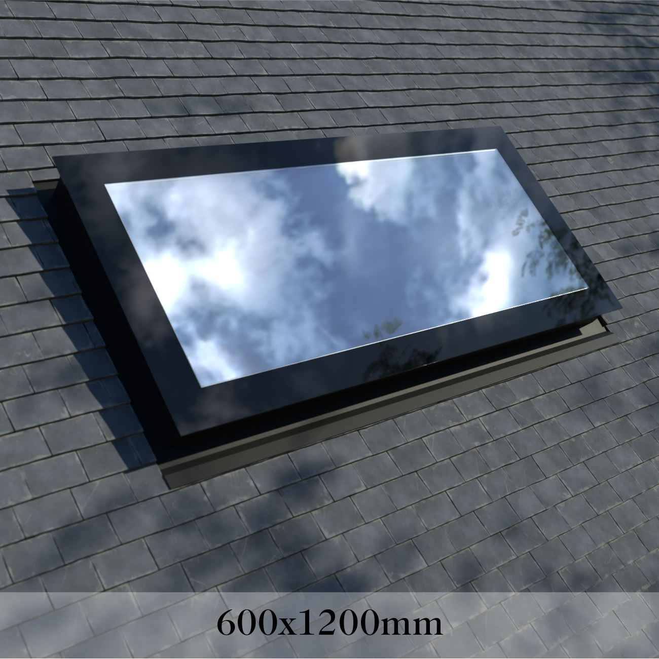 Pitched Roof Skylight 600 x 1200 mm