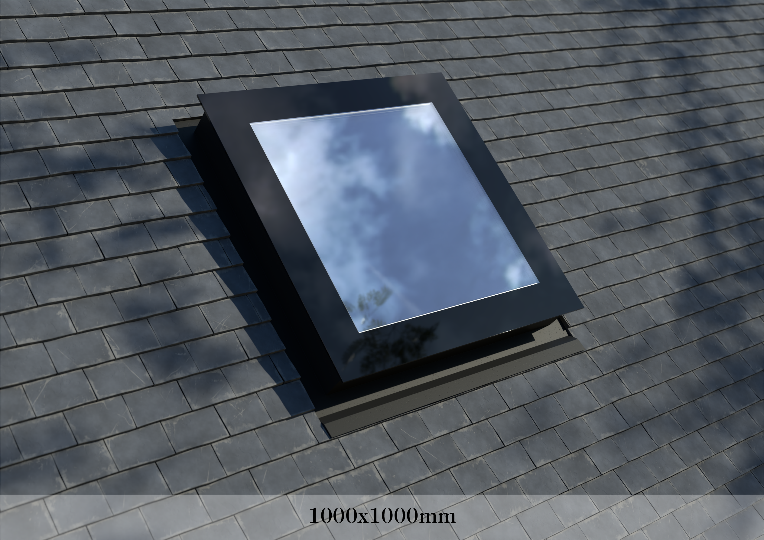 Pitched Roof Skylight 1000 x 1000mm