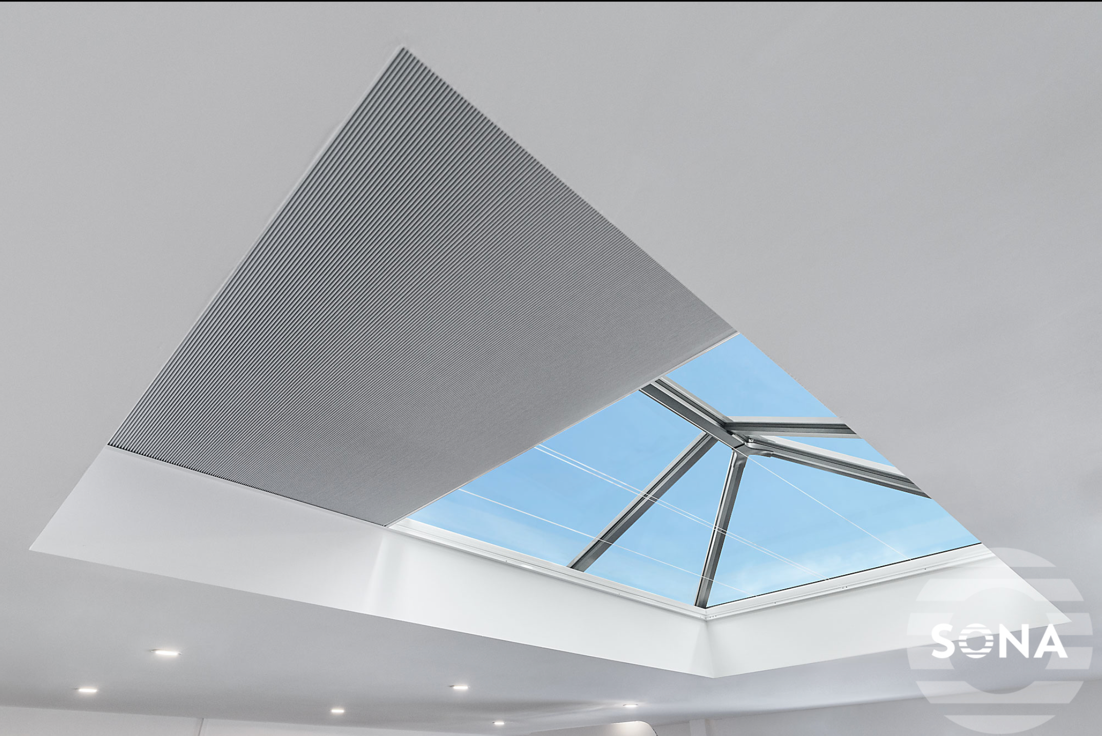 Electric Blinds for Flat & Pitched Roof Skylight 400x1500mm