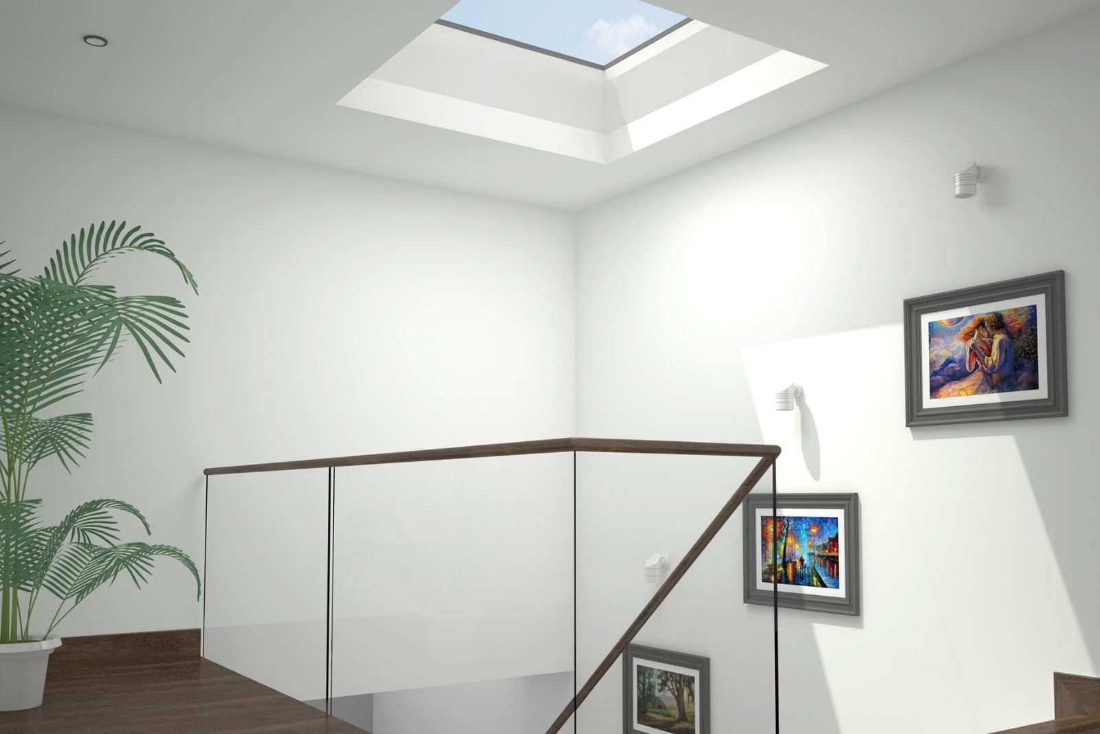 Electric Opening Skylight 1200 x 1200mm
